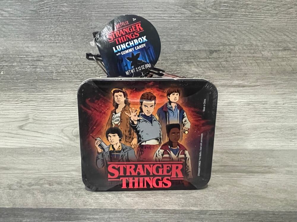 Stranger Things Mini Metal Lunchbox Netflix Frankford Candy Sealed Collectible
